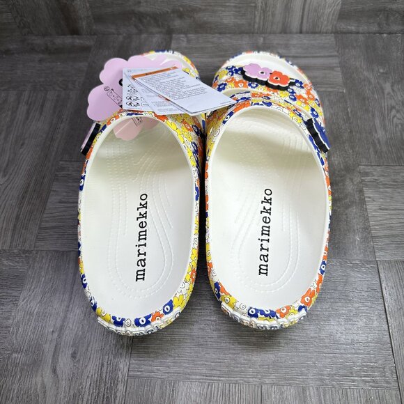 CROCS Marimekko Floral Men's 10/Women's 12 Classic Sandals - Picture 6 of 8